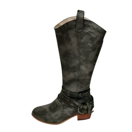 Rdeuod Winter Boots for Women Fashion Cowboy Riding Boots Casual Warm Middle Heels Middle Tube Boots Shoes
Rdeuod Winter Boots for Women Fashion Cowboy Riding Boots Casual Warm Middle Heels Middle Tube Boots Shoes