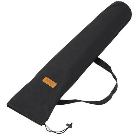 1PC Outdoor Camping Bags Large Awning Pole Storage Bag for Outdoor (Black)