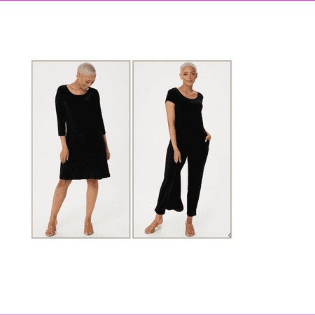 Attitudes by Renee Regular Wardrobe Warrior 3-Piece Set Black 1X