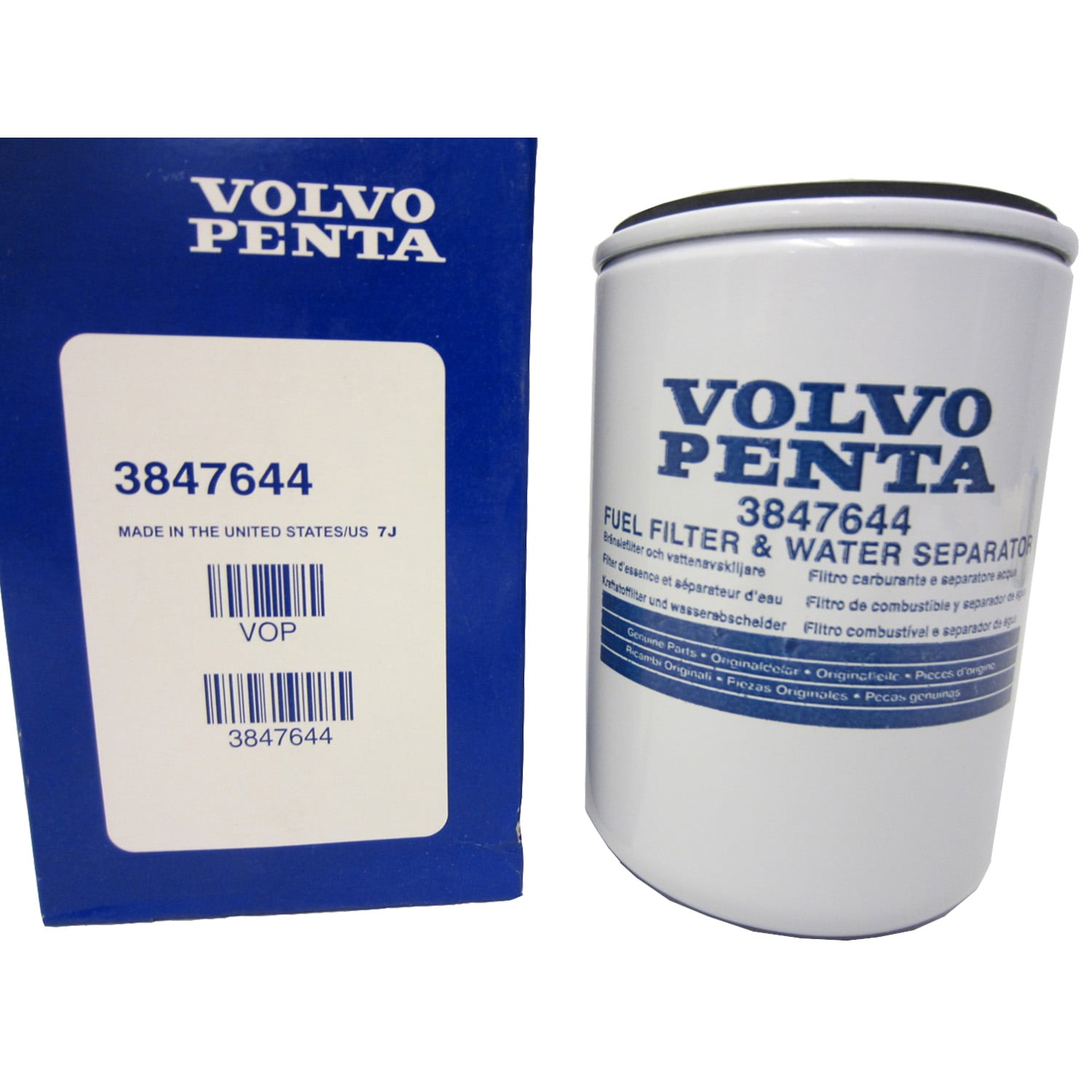 Volvo Penta New OEM Fuel Filter And Water Separator 3847644 Walmart