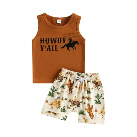 Toddler Baby Boys Summer Outfit Sets Sleeveless Letter Print Vest Tops Animal Print Shorts 2pcs Clothes Caramel Color 12-18 Months
Toddler Baby Boys Summer Outfit Sets Sleeveless Letter Print Vest Tops Animal Print Shorts 2pcs Clothes Caramel Color 12-18 Months