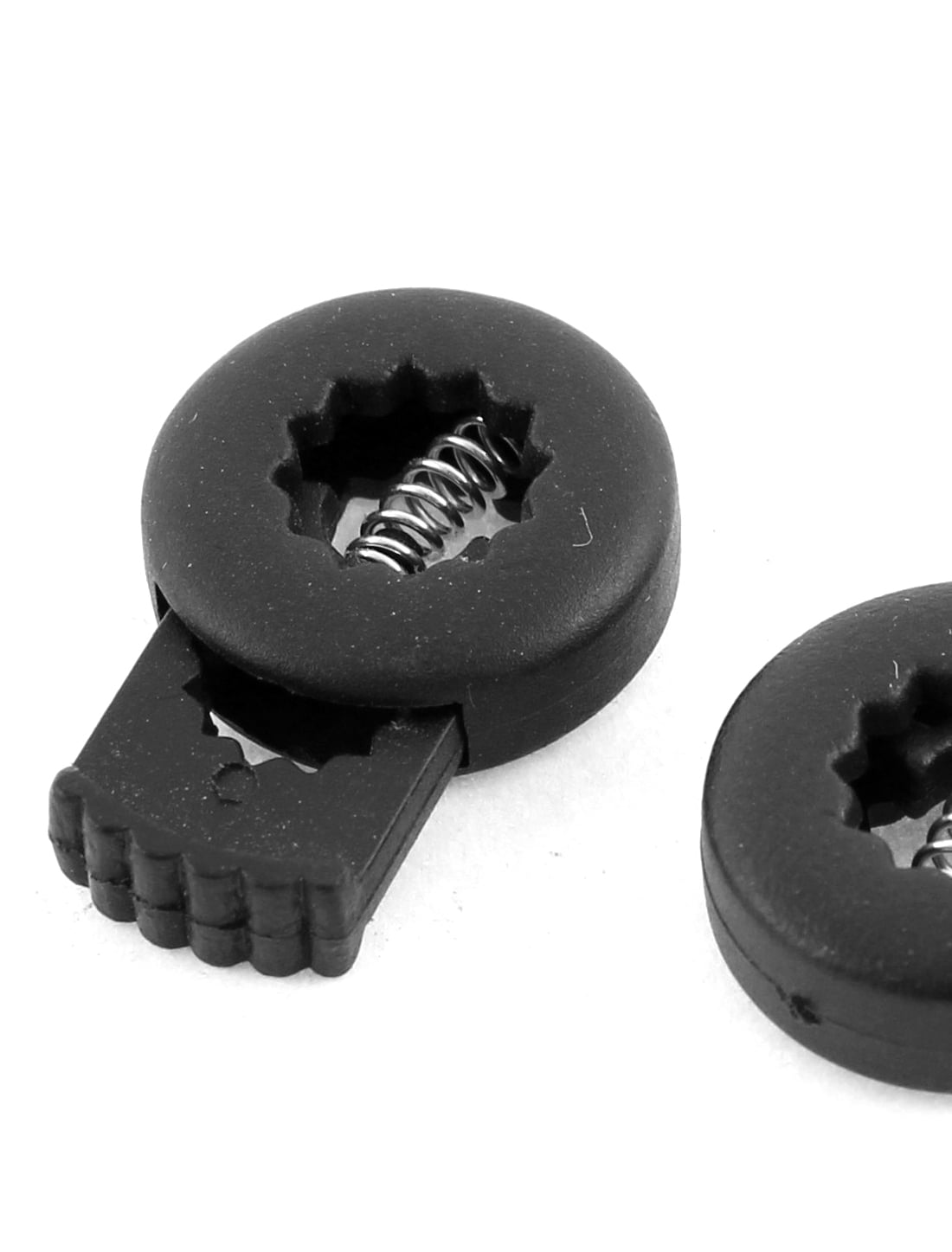 Plastic Round Stopper Toggle Drawstring Stops Button Cord Lock 12 Pcs