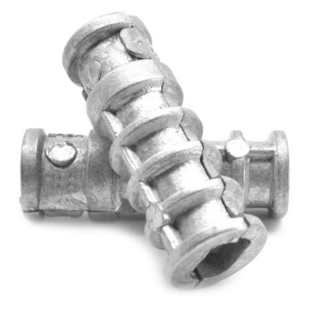 1/2 x 3 Lag Screw Expansion Shield Short Zinc Alloy Pk 25