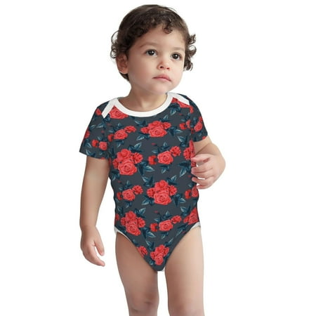 Fotbe Rose Flowers Pattern Unisex-baby Short-sleeve Bodysuit Short Sleeve Bodysuits One-piece 100% Organic Cotton for Infant Baby Boys Unisex-2 Years
Fotbe Rose Flowers Pattern Unisex-baby Short-sleeve Bodysuit Short Sleeve Bodysuits One-piece 100% Organic Cotton for Infant Baby Boys Unisex-2 Years