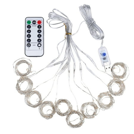 AMNHDO Xmas LED Fairy Remote Control Curtain String Light (Normal)(White Light)
AMNHDO Xmas LED Fairy Remote Control Curtain String Light (Normal)(White Light)