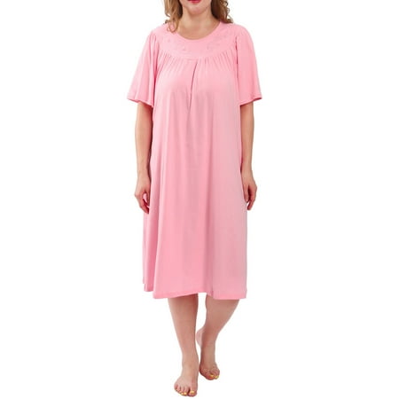 FEREMO 100% Cotton Women Plus Size Nightgowns Neckline Embroidery Comfy Sleepwear
FEREMO 100% Cotton Women Plus Size Nightgowns Neckline Embroidery Comfy Sleepwear