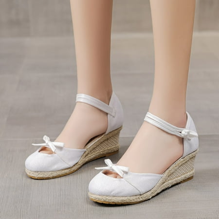 HIBRO Fashion Women Summer Weave Bow Comfortable Wedges Shoes Beach Round Toe Breathable Sandals
HIBRO Fashion Women Summer Weave Bow Comfortable Wedges Shoes Beach Round Toe Breathable Sandals