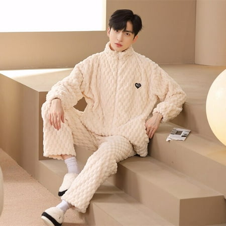 DanceeMangoo Autumn Winter Warm Flannel Zipper Couple Pajamas Set Women Sleepwear Family Pijama Male Homewear Cloth Women Casual Men Pyjamas
DanceeMangoo Autumn Winter Warm Flannel Zipper Couple Pajamas Set Women Sleepwear Family Pijama Male Homewear Cloth Women Casual Men Pyjamas