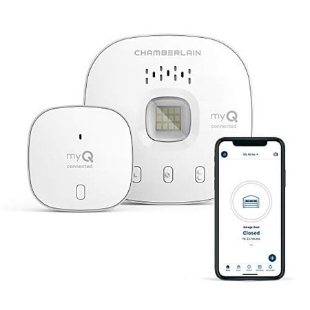 myQ Chamberlain Smart Garage Control - Wireless Garage Hub and Sensor with Wifi & Bluetooth - Smartphone Controlled myQ-G0401-ES White
myQ Chamberlain Smart Garage Control - Wireless Garage Hub and Sensor with Wifi & Bluetooth - Smartphone Controlled myQ-G0401-ES White