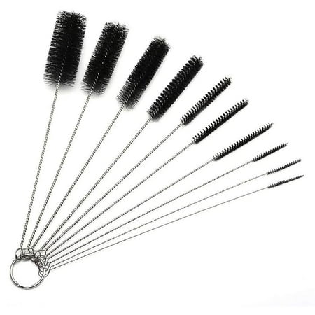 

Straw Cleaner Brush Nylon Pipe Tube Cleaning Brush 10 Pieces Straw Brush Variety Pack for Drinking Straws Bottles Keyboards Jewelry Pipe