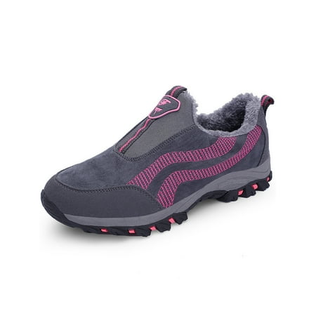 Avamo Women Men Warm Casual Shoes Slip On Walking Shoe Comfort Sneakers Camping Flats Winter Lightweight Non-Slip Gray Rose Red with Plush Lined 7
Avamo Women Men Warm Casual Shoes Slip On Walking Shoe Comfort Sneakers Camping Flats Winter Lightweight Non-Slip Gray Rose Red with Plush Lined 7