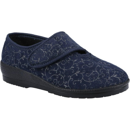 GBS Womens Geraldine Extra Wide Slippers