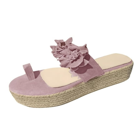 Womens Platform Sandals Casual Flower Slip On Platform Ladies Beach Wedge Shoes Summer Open Toe Slide Sandals Comfortable Flats Flip-Flops Sandal Casual Platforms Wedge Sandals Heeled Sandals A571
Womens Platform Sandals Casual Flower Slip On Platform Ladies Beach Wedge Shoes Summer Open Toe Slide Sandals Comfortable Flats Flip-Flops Sandal Casual Platforms Wedge Sandals Heeled Sandals A571