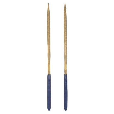Uxcell 3mm x 140mm Titanium Coated Triangle Diamond Needle Files with TPU Handle 2 Pack
Uxcell 3mm x 140mm Titanium Coated Triangle Diamond Needle Files with TPU Handle 2 Pack