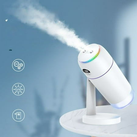 UV Sterilization Aromatherapy Humidifier Home Large Fog Volume Non-wet Desktop Wireless Rotating Negative Ion Humidifier
UV Sterilization Aromatherapy Humidifier Home Large Fog Volume Non-wet Desktop Wireless Rotating Negative Ion Humidifier