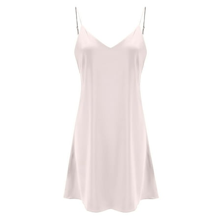PEASKJP Women s Pajamas Dress Sleepwear Loose Sleepwear V Neck Pajama Dress Soft Sleeveless Nightdress Chemise Women Short Sleeve Sleepshirt Beige M
PEASKJP Women s Pajamas Dress Sleepwear Loose Sleepwear V Neck Pajama Dress Soft Sleeveless Nightdress Chemise Women Short Sleeve Sleepshirt Beige M