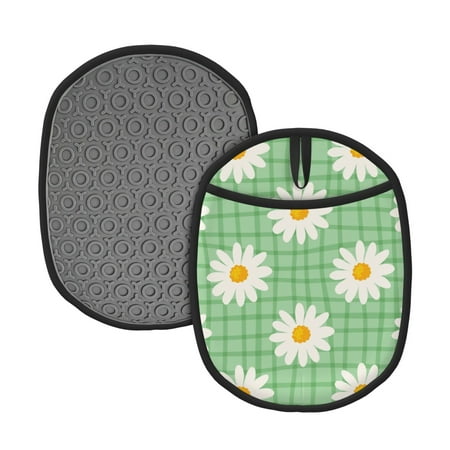 2 Pack Oven Mat Non-Slip Insulated Pan Mat Baking Gloves 9.4 X 7.5in For Home Kitchen Table Office Study Hotel Daisy Pattern On Hand Drawn
2 Pack Oven Mat Non-Slip Insulated Pan Mat Baking Gloves 9.4 X 7.5in For Home Kitchen Table Office Study Hotel Daisy Pattern On Hand Drawn