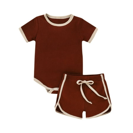 Infant Newborn Baby Girl Boy Summer Solid Romper Tops Shorts Pants Casual Outfits Set Fashion Children s Suit
Infant Newborn Baby Girl Boy Summer Solid Romper Tops Shorts Pants Casual Outfits Set Fashion Children s Suit