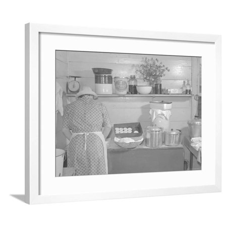 Cooking Biscuits Framed Print Wall Art By Marion Post Wolcott
