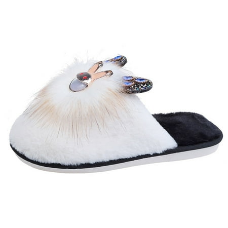 Women s Fuzzy Rhinestone Slippers Rabbit Shape Soft Plush Cozy Warm House Shoes Khaki 40-41
Women s Fuzzy Rhinestone Slippers Rabbit Shape Soft Plush Cozy Warm House Shoes Khaki 40-41