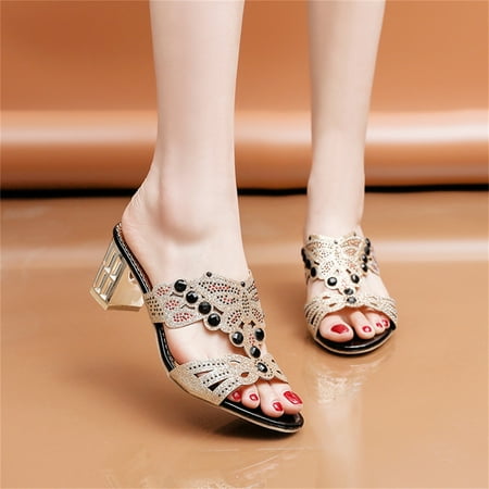 Ladies Fashion Summer Butterfly Colorful Rhinestone High Heel Open Toe Sandals Note Please Buy One Or Two Sizes Larger
Ladies Fashion Summer Butterfly Colorful Rhinestone High Heel Open Toe Sandals Note Please Buy One Or Two Sizes Larger