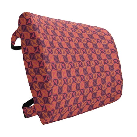 Retro Lumbar Pillow Curvy Colorful 1960 s Style Repetitive Print Soft Back Cushion for Office Chairs with Adjustable Straps 14 x 13 Dark Coral Purple by Ambesonne
Retro Lumbar Pillow Curvy Colorful 1960 s Style Repetitive Print Soft Back Cushion for Office Chairs with Adjustable Straps 14 x 13 Dark Coral Purple by Ambesonne