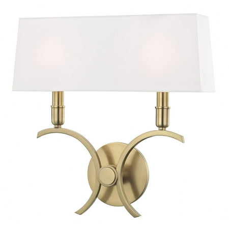 -Two Light Large Wall Sconce in Style-14.5 inches Wide By 14.75 inches High-Aged Brass Finish Bailey Street Home 735-Bel-2941717
-Two Light Large Wall Sconce in Style-14.5 inches Wide By 14.75 inches High-Aged Brass Finish Bailey Street Home 735-Bel-2941717