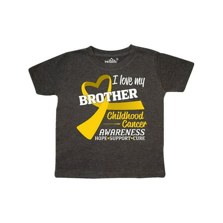 Inktastic I Love my Brother Childhood Cancer Awareness- Hope Support Cure Gift Toddler Boy or Toddler Girl T-Shirt
Inktastic I Love my Brother Childhood Cancer Awareness- Hope Support Cure Gift Toddler Boy or Toddler Girl T-Shirt
