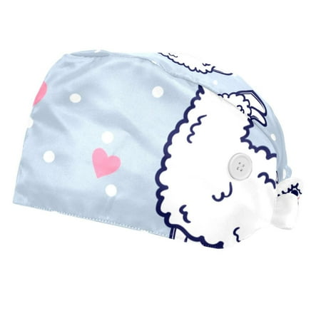 2PCS Working Cap with Buttons and Sweatband Adjustable Tie Back Hats Bouffant Caps Alpaca Scrub Turban Hat
2PCS Working Cap with Buttons and Sweatband Adjustable Tie Back Hats Bouffant Caps Alpaca Scrub Turban Hat