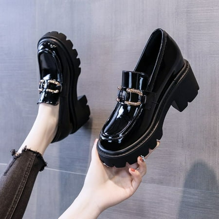 Trendy Brand British Style Shoes Women‘s 2024 Small Women‘s Elevated Thick Bottom Patent Loafers Platform Shoes Women‘s Single-layer Shoes
Trendy Brand British Style Shoes Women‘s 2024 Small Women‘s Elevated Thick Bottom Patent Loafers Platform Shoes Women‘s Single-layer Shoes