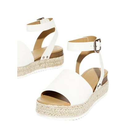 SIMANLAN Womens Platform Sandals Summer Espadrilles Ankle Strap Dress Sandal Women Buckle Beach Shoes Ladies Peep Toe White 5.5
SIMANLAN Womens Platform Sandals Summer Espadrilles Ankle Strap Dress Sandal Women Buckle Beach Shoes Ladies Peep Toe White 5.5