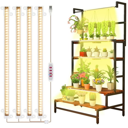 DONGPAI Grow Light Strips for Indoor Plants Auto on & off Stick to Anywhere Full Spectrum Indoor Plant Grow Light Sunlight USB Plug-in
DONGPAI Grow Light Strips for Indoor Plants Auto on & off Stick to Anywhere Full Spectrum Indoor Plant Grow Light Sunlight USB Plug-in