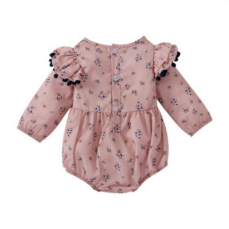 Baby Girls Clothes Spring Infant Romper Girl Long Flying Sleeve Newborn Clothes Cute Flying Sleeve Floral Printed Pattern Toddler Pink Clothes
Baby Girls Clothes Spring Infant Romper Girl Long Flying Sleeve Newborn Clothes Cute Flying Sleeve Floral Printed Pattern Toddler Pink Clothes
