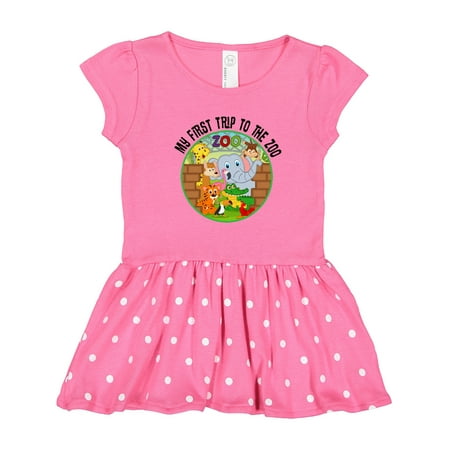 Inktastic First Trip to the Zoo Gift Toddler Girl Dress