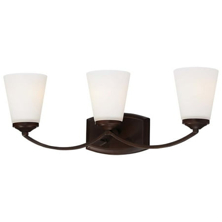Minka Lavery 6963-284 3 Light Bathroom Vanity Light From The Overland Park Collection -
Minka Lavery 6963-284 3 Light Bathroom Vanity Light From The Overland Park Collection -