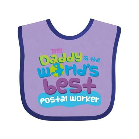 Inktastic My Daddy is the World’s Best Postal Worker Gift Baby Boy or Baby Girl Bib
Inktastic My Daddy is the World’s Best Postal Worker Gift Baby Boy or Baby Girl Bib