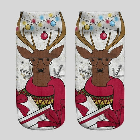 〖Yilirongyumm〗 Socks Unisex Christmas Funny 3D Fashion Printed Casual Socks Cute Low Cut Ankle Socks
〖Yilirongyumm〗 Socks Unisex Christmas Funny 3D Fashion Printed Casual Socks Cute Low Cut Ankle Socks