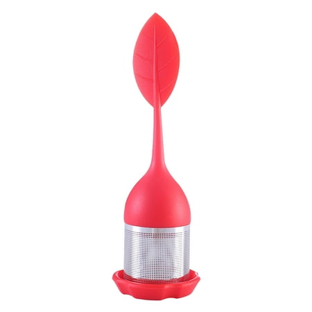 YUEHAO Food Storage Tea Infuser ï¼Silicone Handle Stainless Steel Strainer with Tray tea leak tea Red
YUEHAO Food Storage Tea Infuser ï¼Silicone Handle Stainless Steel Strainer with Tray tea leak tea Red