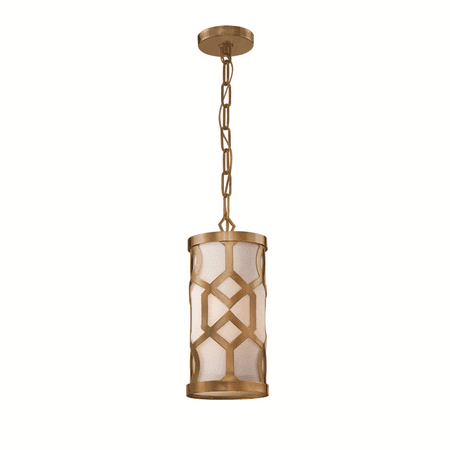 Aged Brass Tone Finished Pendants 6 Wide Steel Material Medium 1 Light Fixture