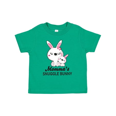 Inktastic Mommas Snuggle Bunny Easter Gift Toddler Toddler Girl T-Shirt