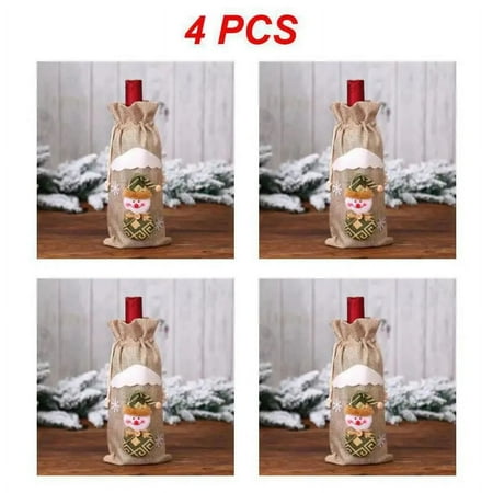1~10PCS Wine Bottle Cover Cloth Perfect Size Christmas Bottle Covers Durable Dress Up Diy Champagne Bottle Bag Cute
1~10PCS Wine Bottle Cover Cloth Perfect Size Christmas Bottle Covers Durable Dress Up Diy Champagne Bottle Bag Cute