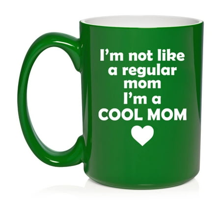 I m Not A Regular Mom I m A Cool Mom Ceramic Coffee Mug Tea Cup Gift (15oz Green)
I m Not A Regular Mom I m A Cool Mom Ceramic Coffee Mug Tea Cup Gift (15oz Green)