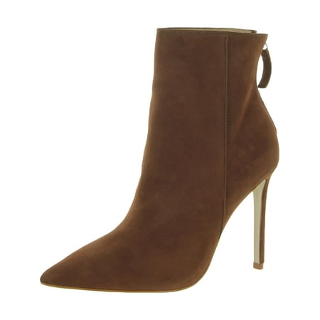 Steve Madden Womens Vangle Nubuck Pointed Toe Ankle Boots