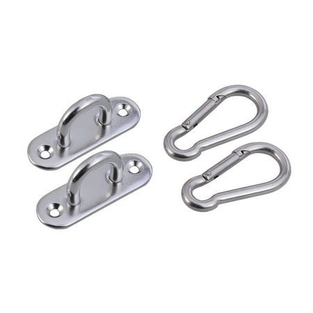 2 PCS Ceiling Wall Mount Brackets Hammock Sandbag Yoga Hooks Turnbuckle Trapeze Fixed Hanger with 2 PCS Swing Hooks for Suspensi
2 PCS Ceiling Wall Mount Brackets Hammock Sandbag Yoga Hooks Turnbuckle Trapeze Fixed Hanger with 2 PCS Swing Hooks for Suspensi