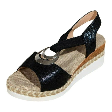 Cathalem Women s Flat Sandals Comfortable Women s Slide Sandals Fashion Flat Sandals for Women Summer Summer Footwear for Women(Black 41)
Cathalem Women s Flat Sandals Comfortable Women s Slide Sandals Fashion Flat Sandals for Women Summer Summer Footwear for Women(Black 41)