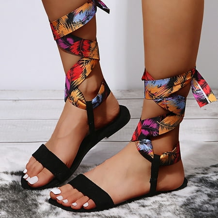 〖Yilirongyumm〗 Black 41 Sandals Women Lace-Up Color Satin Flat Fashion Summer Women s Sandals Print Women s Sandals
〖Yilirongyumm〗 Black 41 Sandals Women Lace-Up Color Satin Flat Fashion Summer Women s Sandals Print Women s Sandals