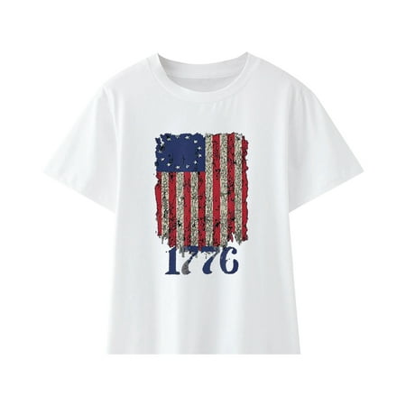 Rovga T Shirt For Girls Tops Kid Toddler Shirts 4Th Of July 3D Graphic Printed Tees Boys Girls Novelty Fashion Short Sleeve T Shirts Unisex Casual Tops
Rovga T Shirt For Girls Tops Kid Toddler Shirts 4Th Of July 3D Graphic Printed Tees Boys Girls Novelty Fashion Short Sleeve T Shirts Unisex Casual Tops