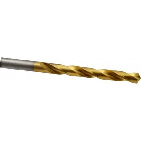 Hertel 27/64 118° HSS Jobber Drill TiN Finish Right Hand Cut Spiral Flute Straight Shank 5-3/8 OAL Standard Point
Hertel 27/64 118° HSS Jobber Drill TiN Finish Right Hand Cut Spiral Flute Straight Shank 5-3/8 OAL Standard Point