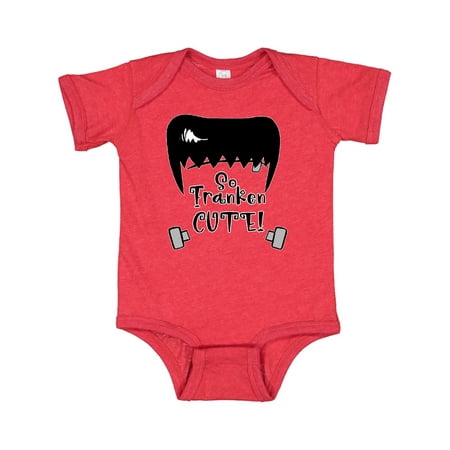Inktastic Halloween So Franken Cute Frankenstein Gift Baby Boy or Baby Girl Bodysuit