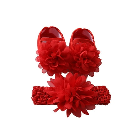 Rotosw Newborn Flats First Walker Crib Shoes Comfort Mary Jane Toddler Princess Dress Shoe Baby Girls Lightweight Prewalker Red+Headband 4C
Rotosw Newborn Flats First Walker Crib Shoes Comfort Mary Jane Toddler Princess Dress Shoe Baby Girls Lightweight Prewalker Red+Headband 4C